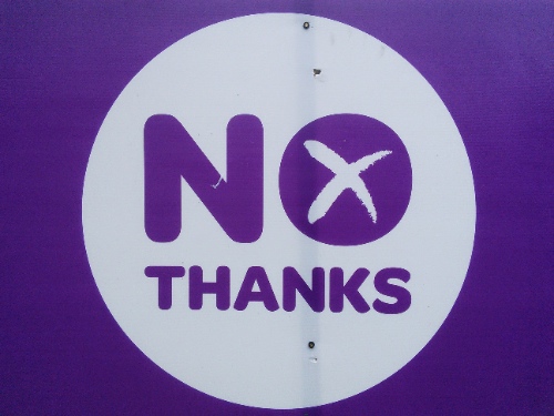 No poster, Stirling, 18 September 2014